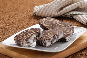 Salame dolce di cioccolato - Chocolate salami