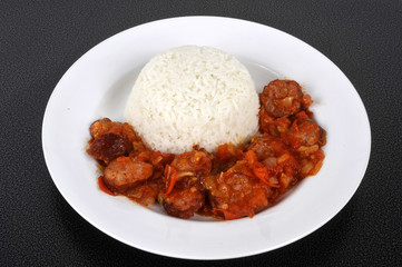 rougail saussice fumée