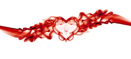smoke heart for valentine's day