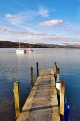 Boat dock and walkway