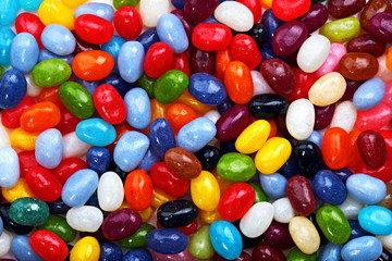 Colorful jellybean background
