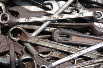 outils mécanicien en acier
