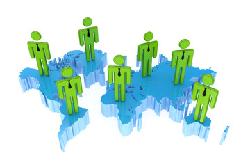 Social network concept.