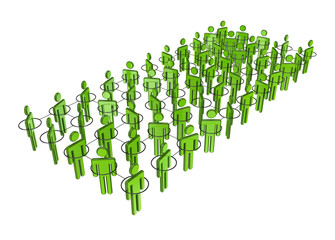 Internet addiction concept.