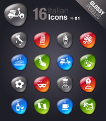 Glossy Pebbles - Italian Icons