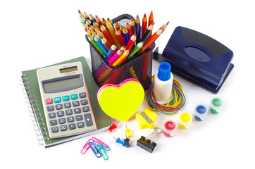stationery and notebooks