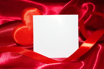 Valentines Day greeting card heart
