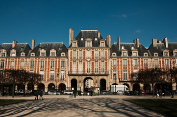 place des vosges &agrave; Paris