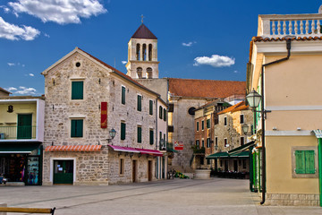 Fototapeta na wymiar Adriatic Miasto Vodice, Chorwacja