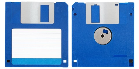 Blaue Diskette