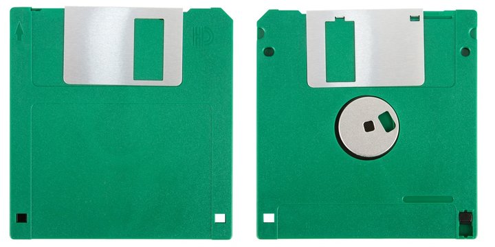 Grüne Diskette