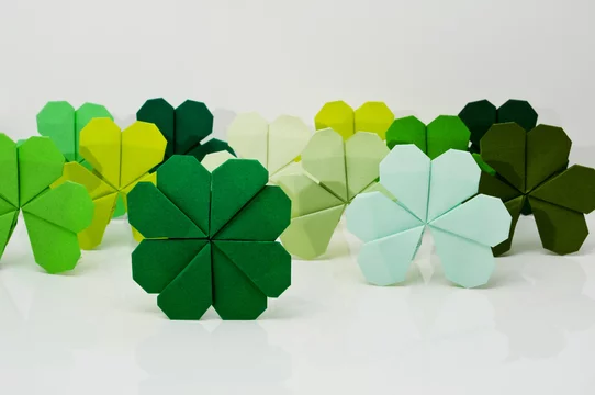 折り紙 クローバー Stock Photo Adobe Stock