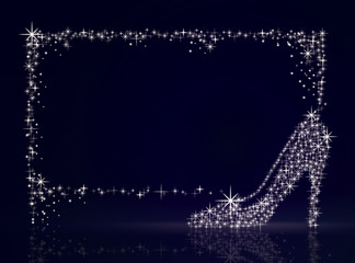 キラキラヒールフレーム