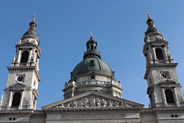 Obraz premium One of the historical buildings in Budapest