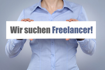 Wir suchen Freelancer