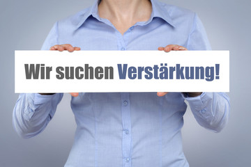 Wir suchen Verstärkung