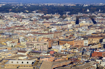 panoramic view of Rome
