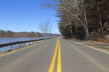 Dangerous curve roadway
