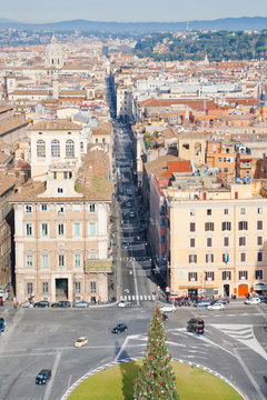 piazza Venezia in Rome