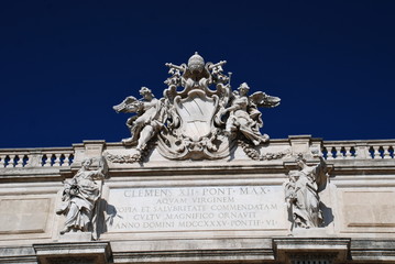 Stemma Araldico, Fontana di Trevi, Roma