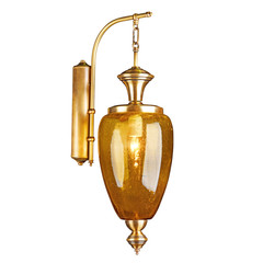 vintage wall lamp isolated on white