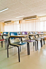 Multi colored chairs