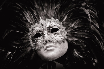 Naklejka premium Maska karnawałowa, Wenecja