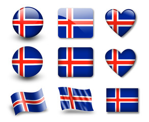 The Icelandic flag