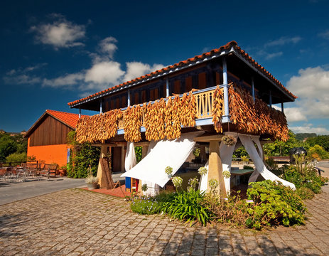 "Horreo" in Oviedo, Asturias, Spain