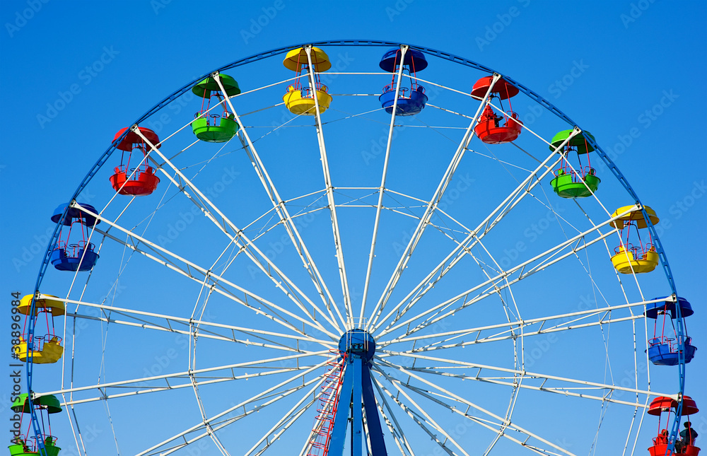 Wall mural Ferris wheel