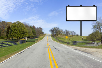 Billboard on Country Road