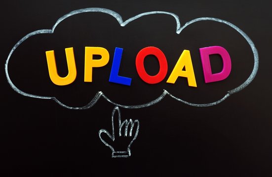 Concept of Upload by cloud computing