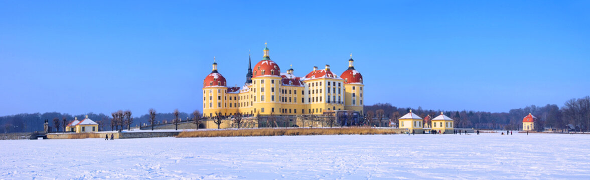 Moritzburg im Winter - Moritzburg Castle in winter 02