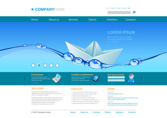Website template: business solutions