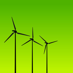 Eco Energy Turbines on Green