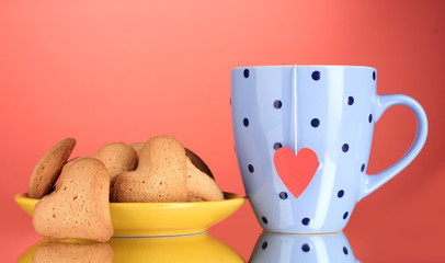 Heart-shaped cookies