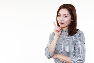 Fototapeta premium 笑顔のオフィスレディー