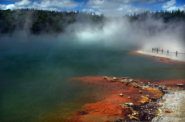 Waiotapu Geothermal Wonderland, Rotorua, New Zealand