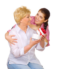 Mother with her daughter