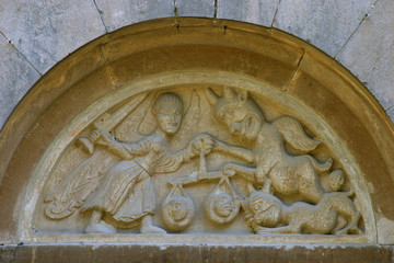 Pieve di Talignano, lunetta