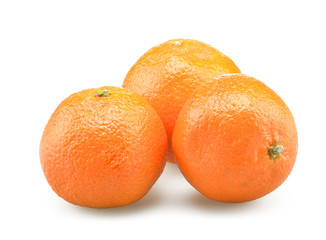 fresh oranges isolated