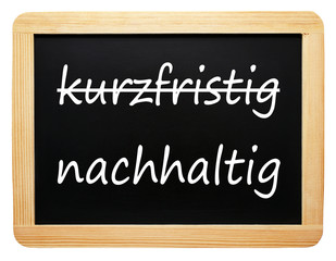 Obraz premium nachhaltig und Nachhaltigkeit