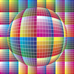 Spherical color guide to match colors for print