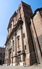 Fototapeta na wymiar Church of St. Domenico. Ferrara. Emilia-Romagna. Italy.