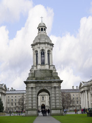 Fototapeta na wymiar Trinity College uniwersytetu w Irlandii Dublin City