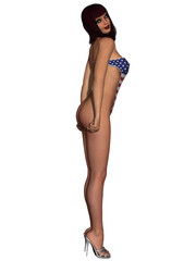 Fototapeta premium Sexy Badeanzug