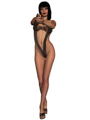 Fototapeta premium Sexy Badeanzug