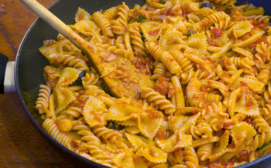 fusilli and tuna