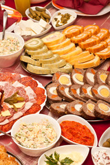 Beautiful decorated dinner
