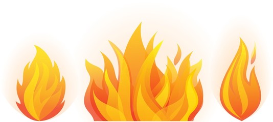 set of fire flames esp10